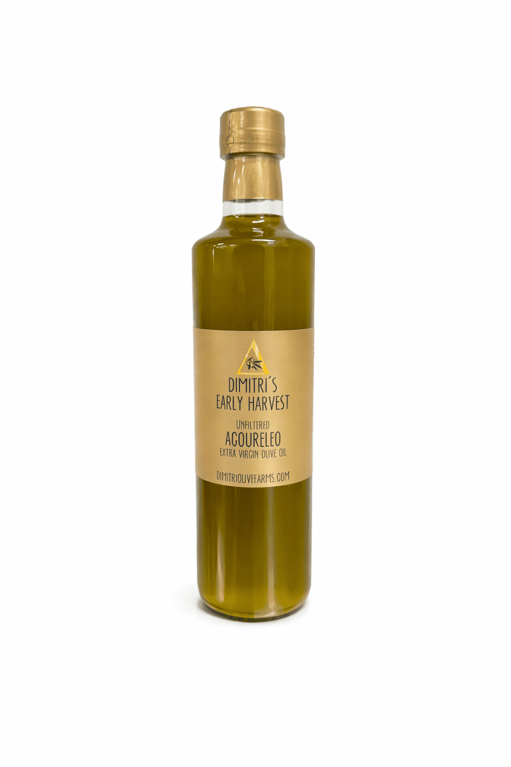 Dimitri’s Unfiltered Early Harvest “AGOURELEO” Extra Virgin Olive Oil (500ml glass bottle)WORLDS BEST AWARD WINNER!