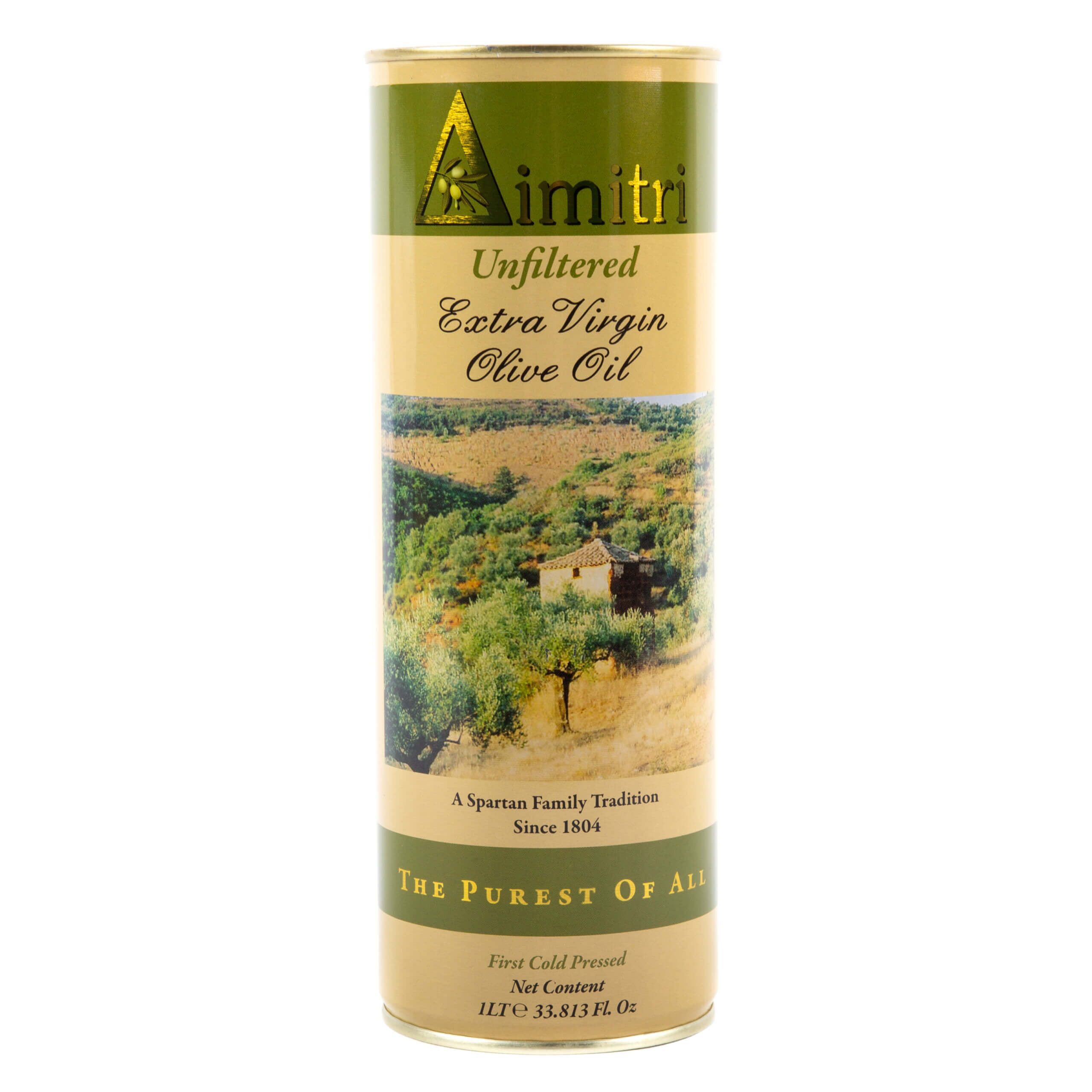 Dimitri’s Unfiltered Extra Virgin Olive Oil (1L can)